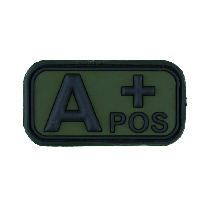 A POS Rubber OD Bloodtype Patch
