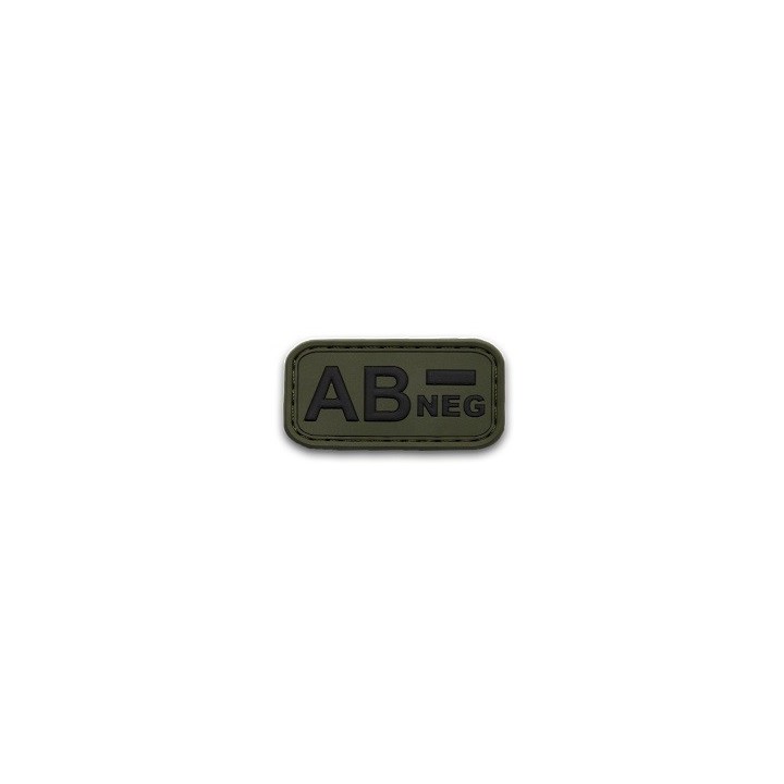 AB NEG Rubber OD Bloodtype Patch