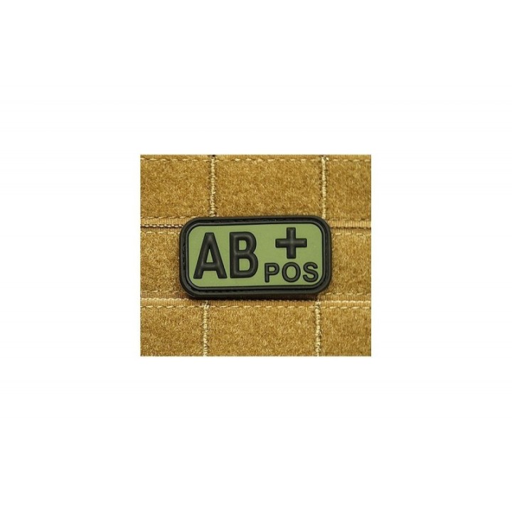 AB POS Rubber OD Bloodtype Patch