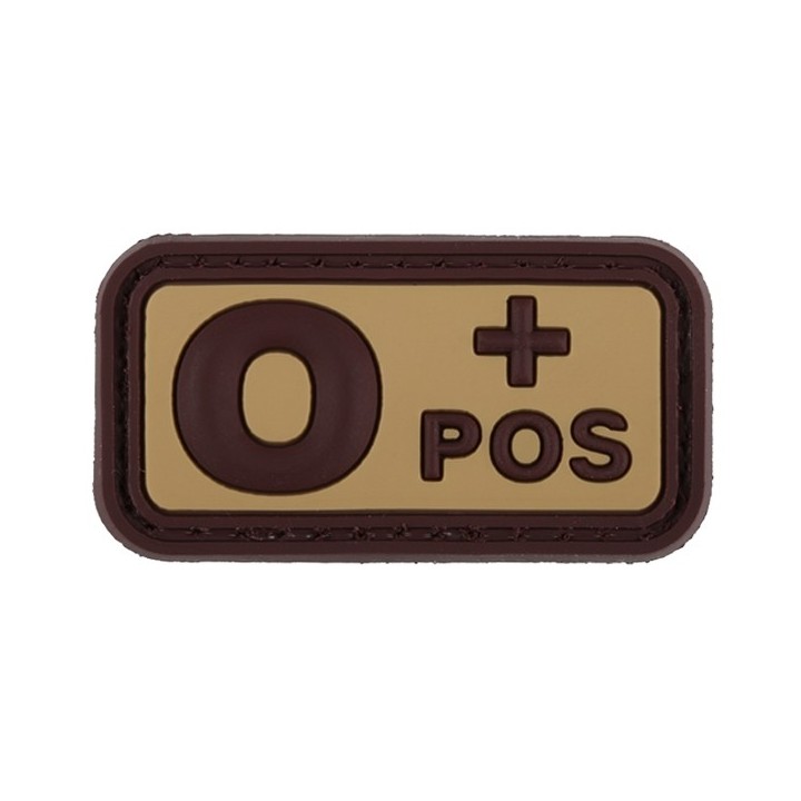 0 POS Rubber Desert Bloodtype Patch