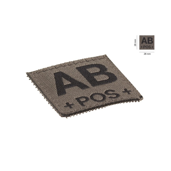 AB POS Woven Bloodtype Patch