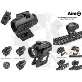 3×22 Scope Red/Green Reticle