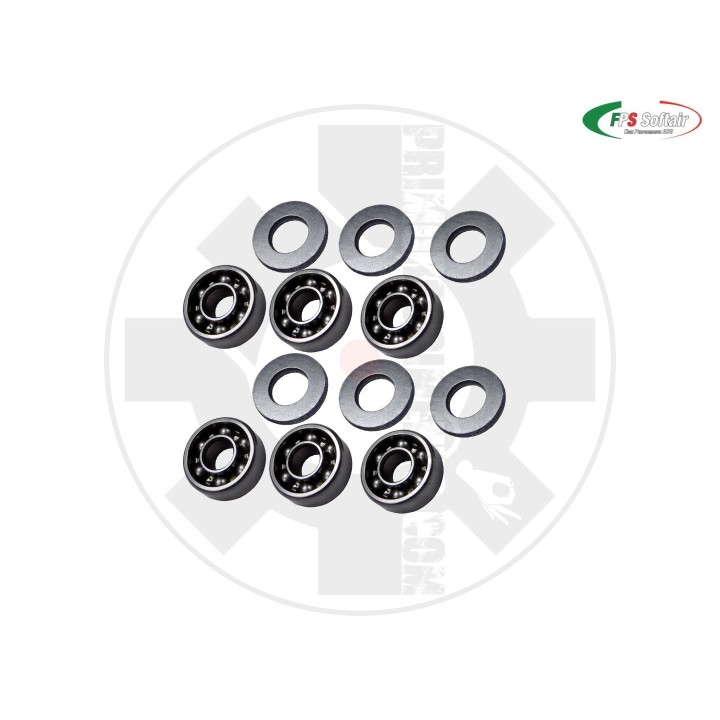 Cuscinetti 8mm aperti x A&K MINIMI / M60 / MK43