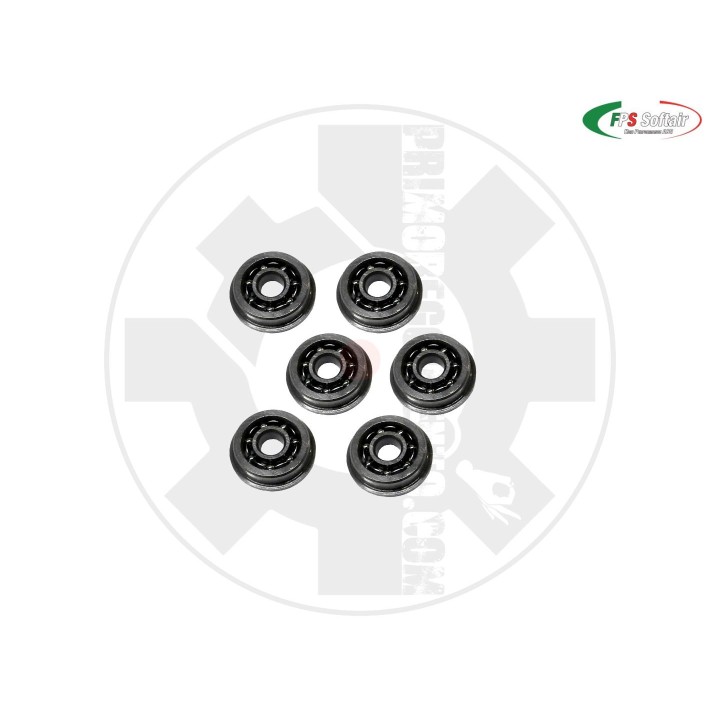 BOCCOLE IN ACCIAIO DA 9 MM CUSCINETTATE APERTE