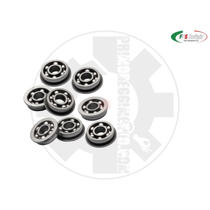 Boccole in acciaio da 8 mm cuscinettate aperte per vfc mp7