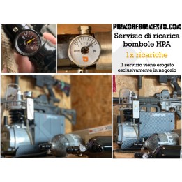 1x Ricarica bombola HPA / PCP