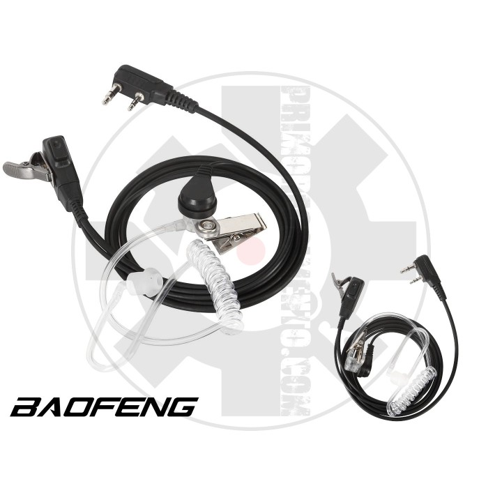AURICOLARE CON MICROFONO E PTT VERSIONE PREMIUM