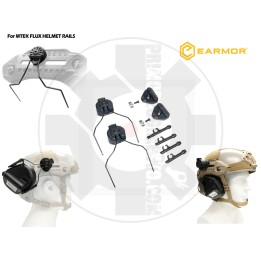 FLUX/ARC HELMET RAIL ADAPTERS SET FOR M31/M32