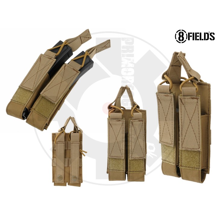 double mag pouch MP5 / MP7 / ARP9  / Mp9 / UMP - Coyote Tan