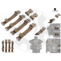 Chest Rig to Vest Adapter Kit - Coyote Brown