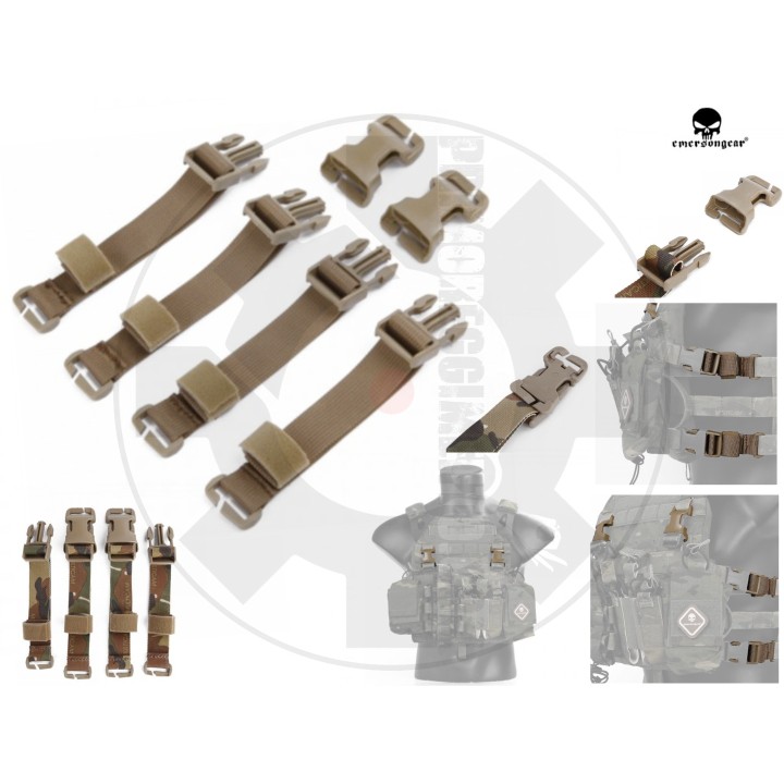 Chest Rig to Vest Adapter Kit - Coyote Brown