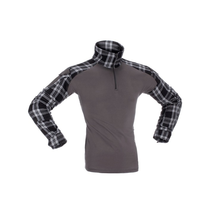 Flannel Combat shirt Black - Invader Gear