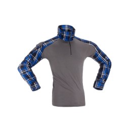 Flannel Combat shirt Blue - Invader Gear
