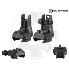 Dual-Profile Fiber Optic Flip-up Sight - G&G