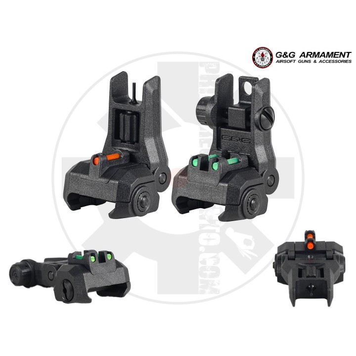 Dual-Profile Fiber Optic Flip-up Sight - G&G