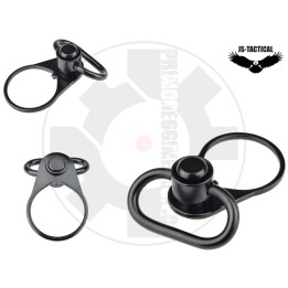 END PLATE CON ATTACCO QD NERO