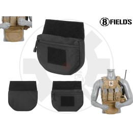 Drop Down velcro utility Black - 8Fields