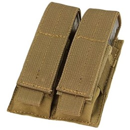 Double Pistol Mag Pouch Coyote Brown