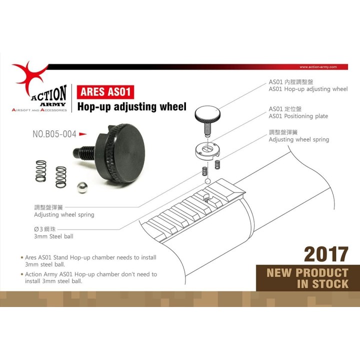 Amoeba Striker Hop Up Adjusting Wheel