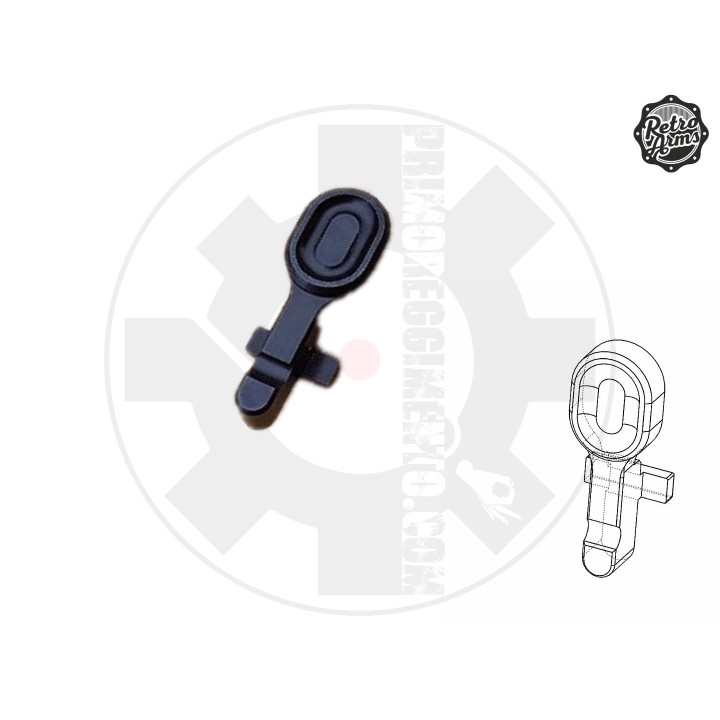 CNC Bolt Catch AR15 - A Black
