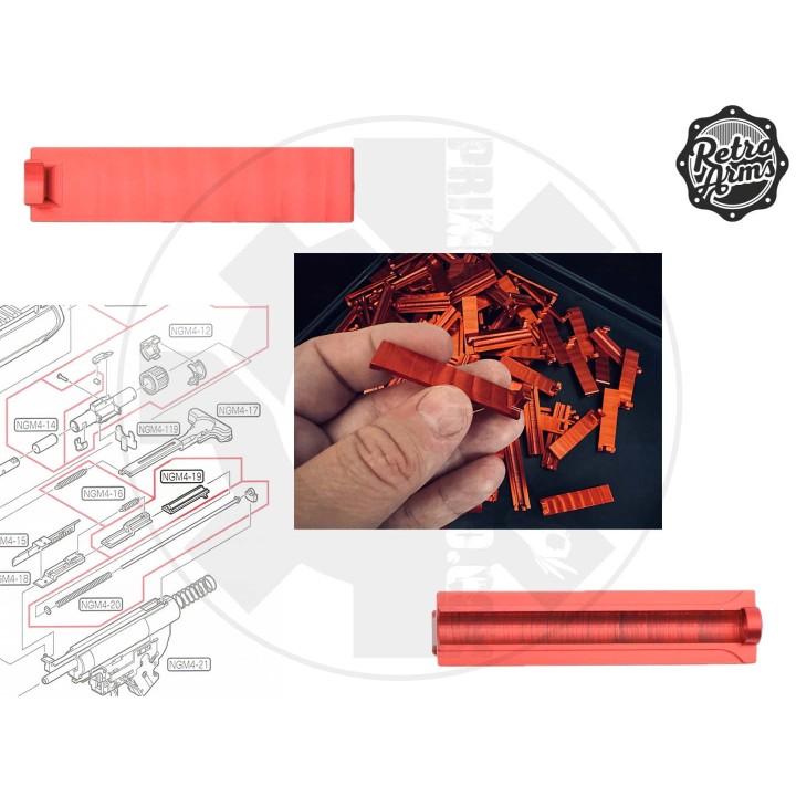 Blowback Connector Plate for Marui NGRS M4 / 416
