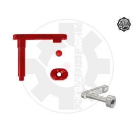 CNC Magazine Catch AR15 - C RED