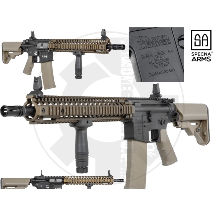 FUCILE ELETTRICO DANIEL DEFENSE MK18 SA-P26 PRIME ASTER II ETU CHAOS BRONZE