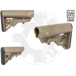 Adjustable tactical stock for M4/M16 replicas TAN