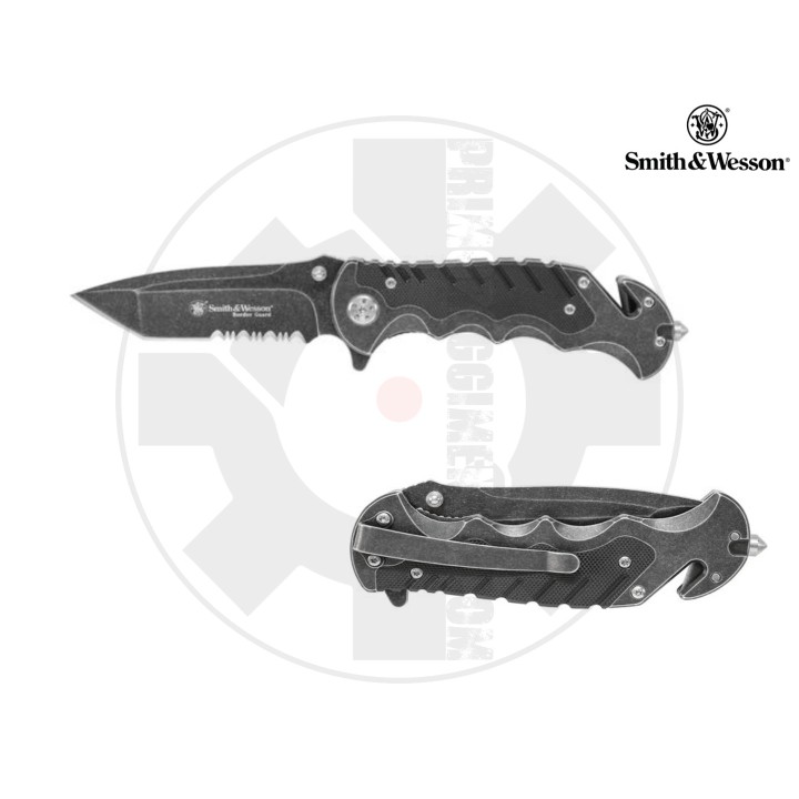 Border Guard Serrated Tanto Folder - Smith & Wesson