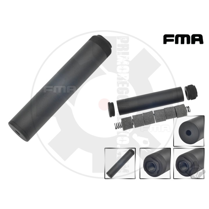 185x38 Specwar I Silencer CW/CCW Black - FMA