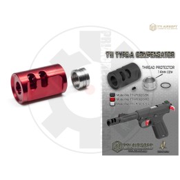 AAP01 Typa-A Compensator 14mm CCW - RED