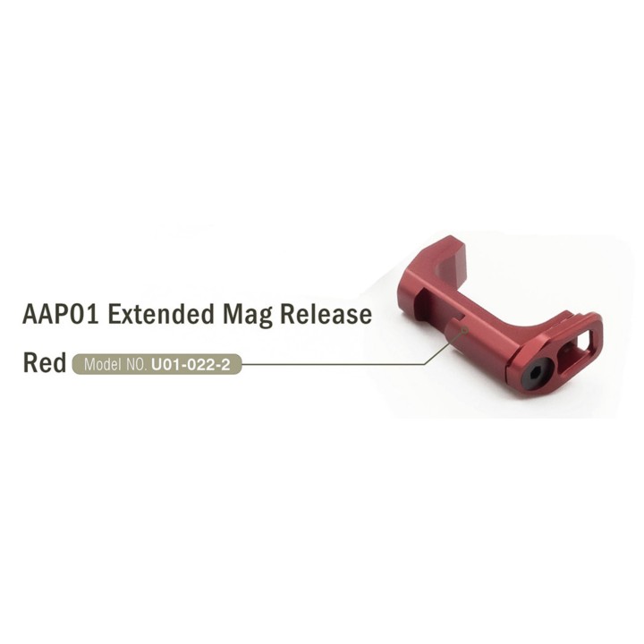 AAP01 Extended Mag Release - Red