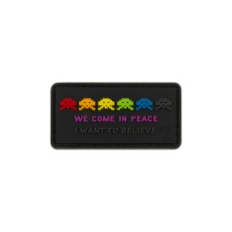 Alien Invasion Rubber Patch Color