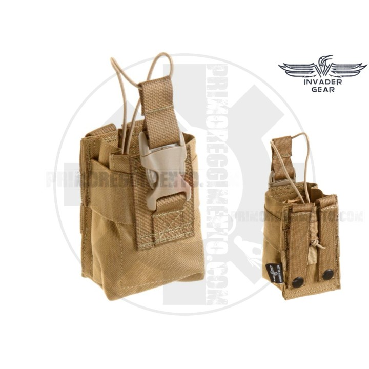 Radio pouch Coyote - Invader Gear