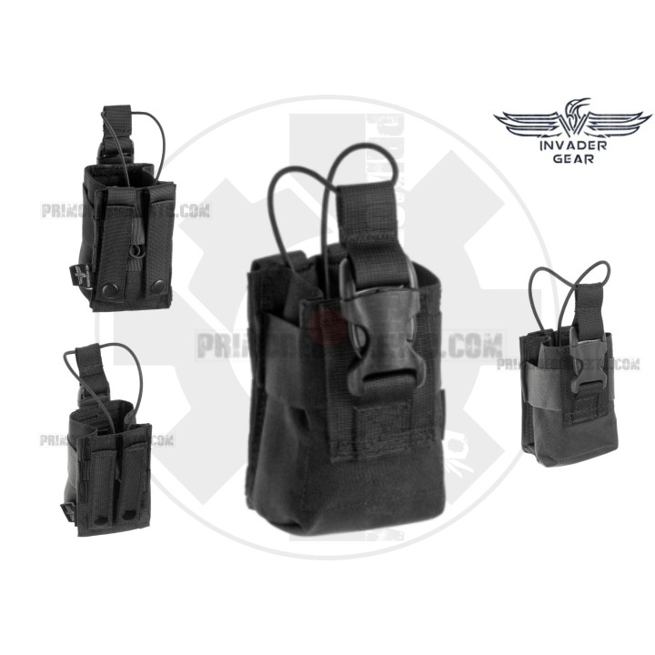 Radio pouch Black - Invader Gear