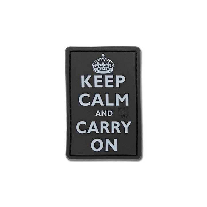 Keep Calm Rubber Patch SWAT
