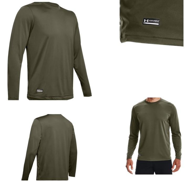 UA Tactical HeatGear Tech Long Sleeve Tee - Od Green