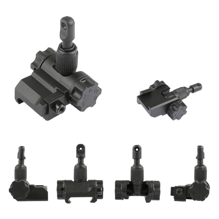 Rear Flip-Up Sight for Scar