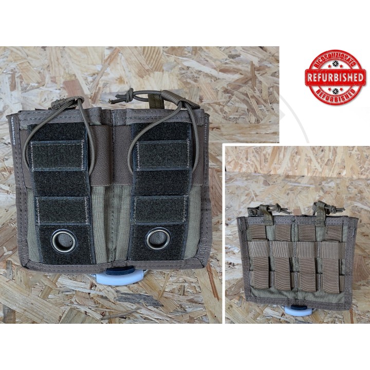SPECIAL EQUIPMENT DOUBLE SHINGLE RIFLE MAG POUCH TAN - USATO
