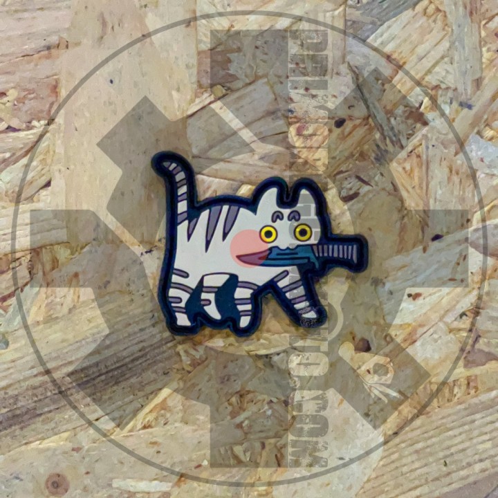 Knife Cat Mid Tan - patch