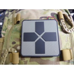 Red Cross Rubber Patch 40mm Ranger Green