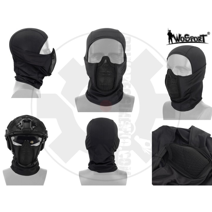 Mk.III Steel Half Face Mask - Black