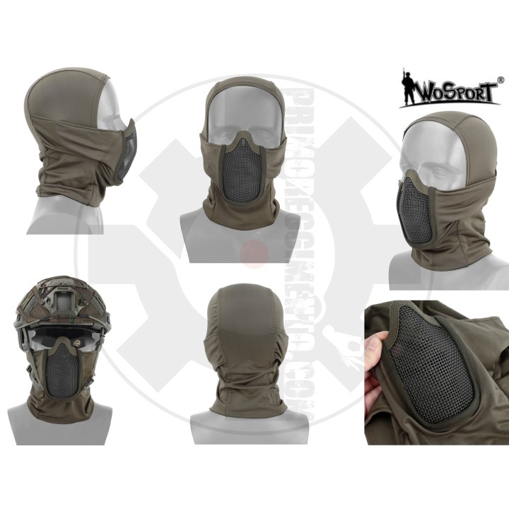 Mk.III Steel Half Face Mask - OD