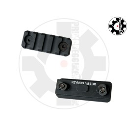 Slitta 5,5cm weaver attacco keymod / M-Lok