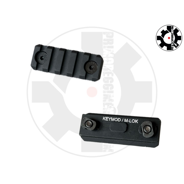 Slitta 5,5cm weaver attacco keymod / M-Lok