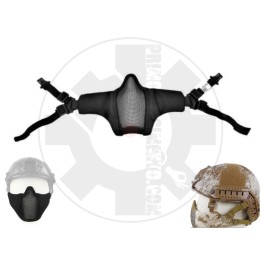 Maschera a rete x FAST imbottita NERA