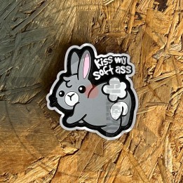Kiss my soft ass - Bunny - patch
