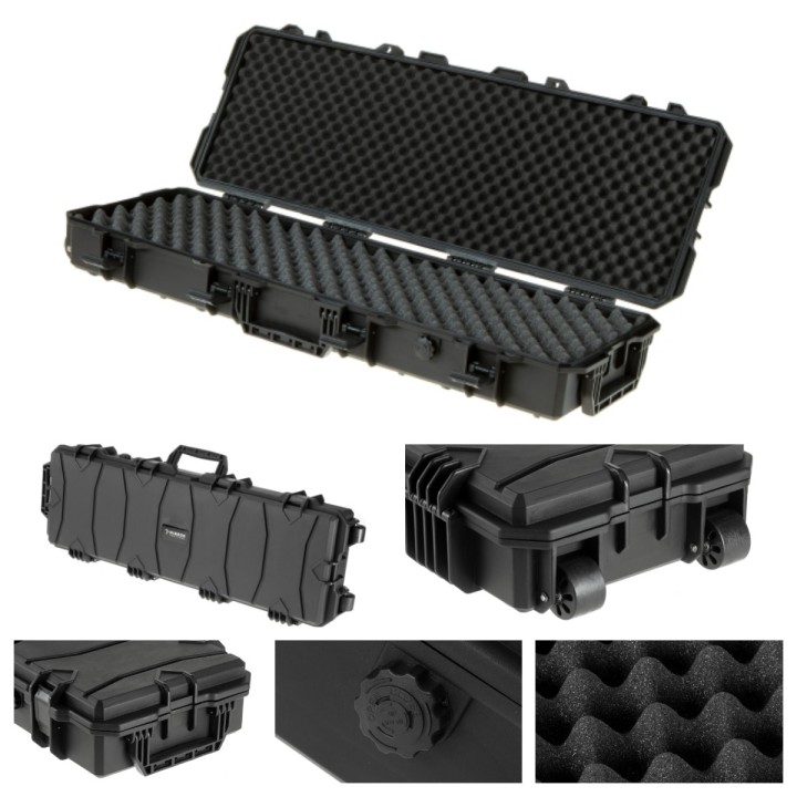 Rifle Hard Case 100cm Wave Foam
