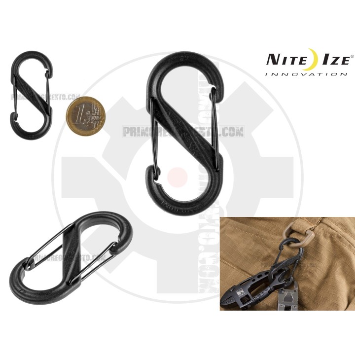 S-Biner Plastic -2 Black (Nite Ize)