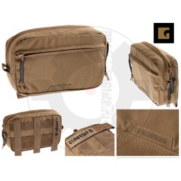 MEDIUM HORIZONTAL UTILITY POUCH ZIPPED CORE Coyote